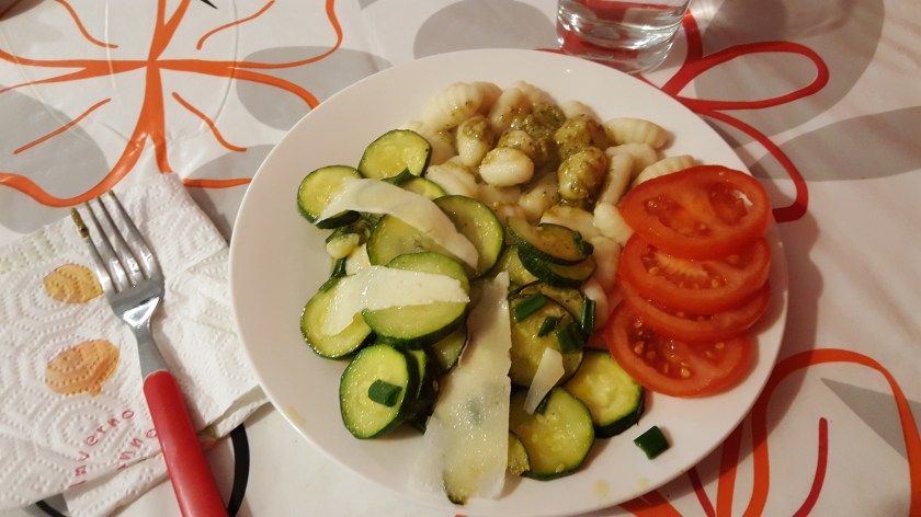 First dinner cooked in Sicily